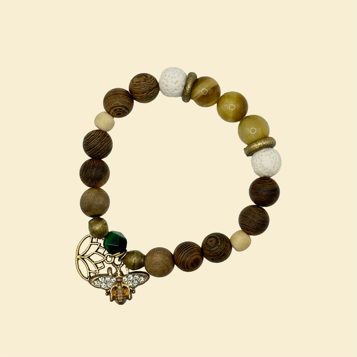 "Soul Confident & Balanced" Golden Tiger Eye Bracelet (Deluxe)