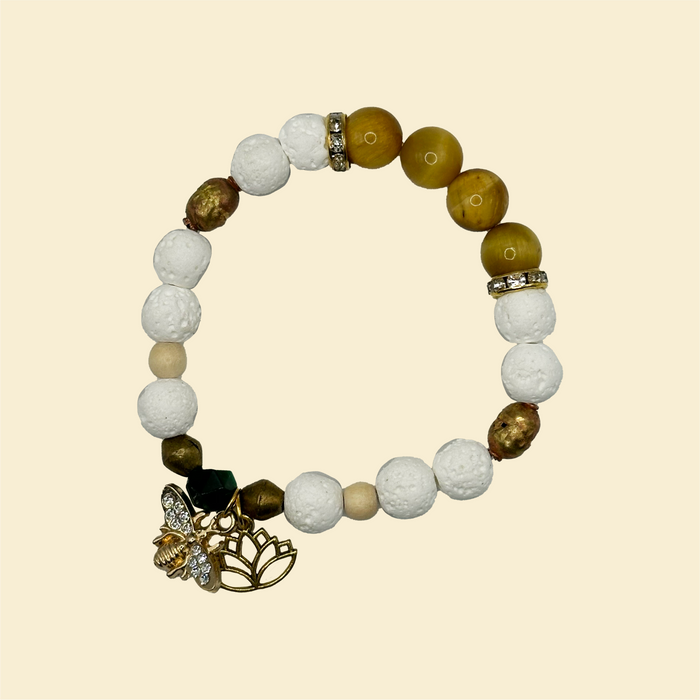 "Soul Confident & Balanced" Golden Tiger Eye Bracelet (Premium)