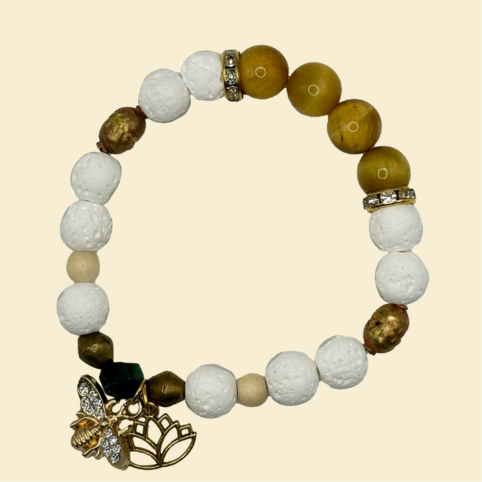 "Soul Confident & Balanced" Golden Tiger Eye Bracelet Set