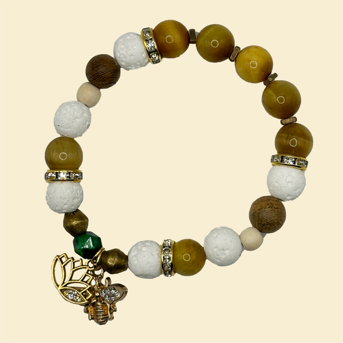 "Soul Courageous & Protected" Tiger Eye Bracelet Set