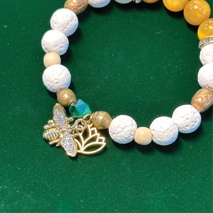 "Soul Confident & Balanced" Golden Tiger Eye Bracelet (Premium)