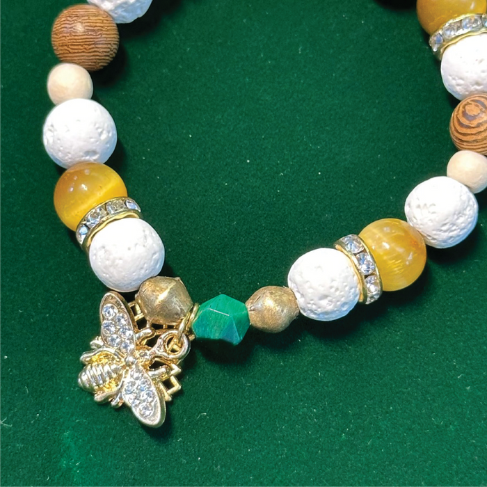 "Soul Confident & Balanced" Golden Tiger Eye Bracelet (Luxe)