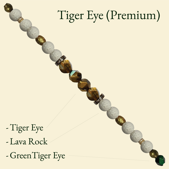 "Soul Courageous & Protected" Tiger Eye Bracelet Set
