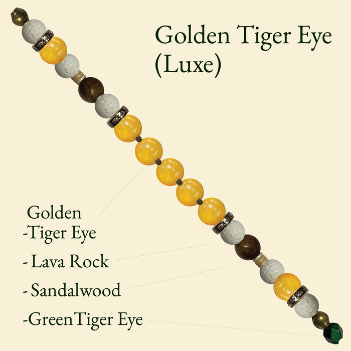 "Soul Confident & Balanced" Golden Tiger Eye Bracelet (Luxe)