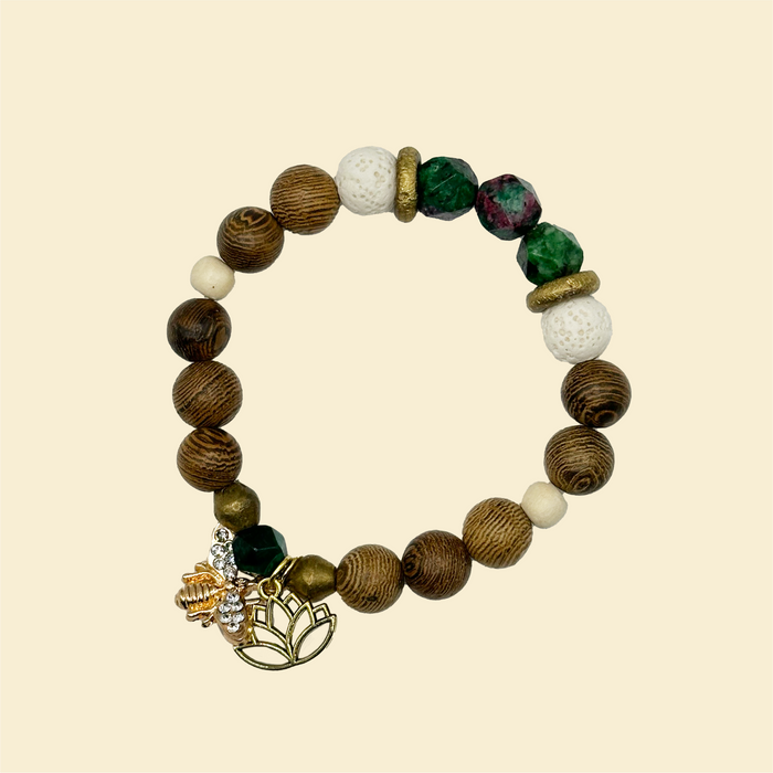 "Soul Transformed & Enlightened" Zoisite Bracelet (Deluxe)