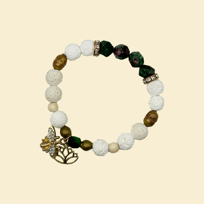 "Soul Transformed & Enlightened" Zoisite Bracelet (Premium)