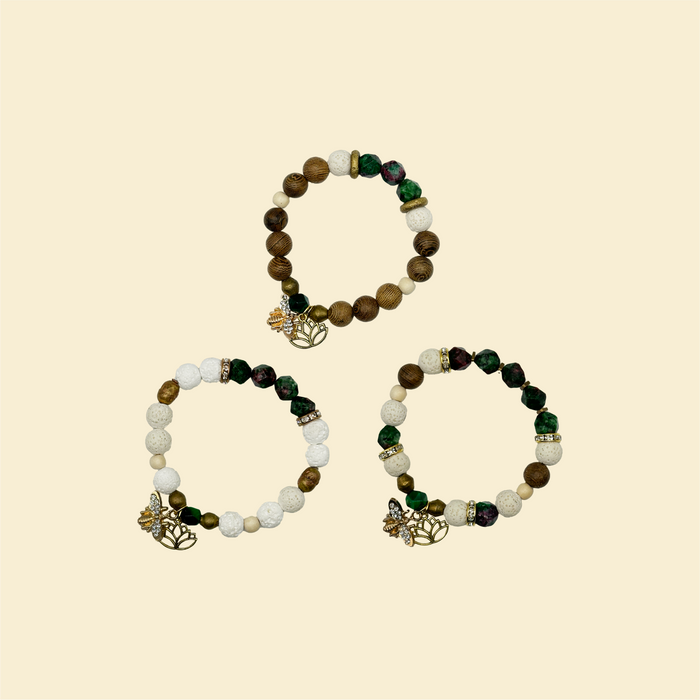 Soul-Transformed & Enlightened Zoisite Bracelet Set